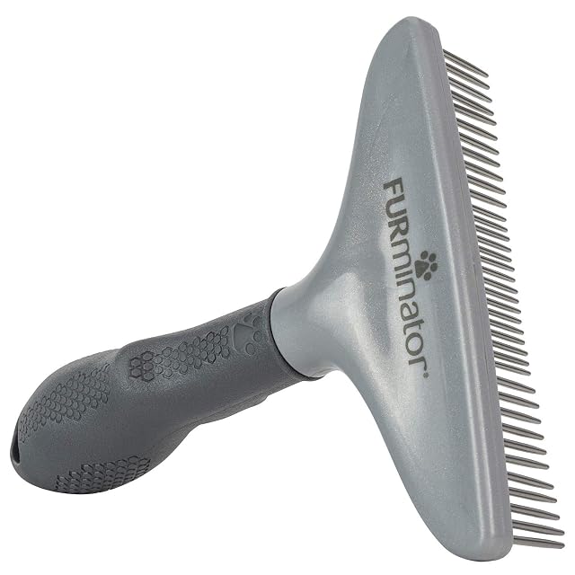 Peine rastrillo FURminator con púas de acero giratorias