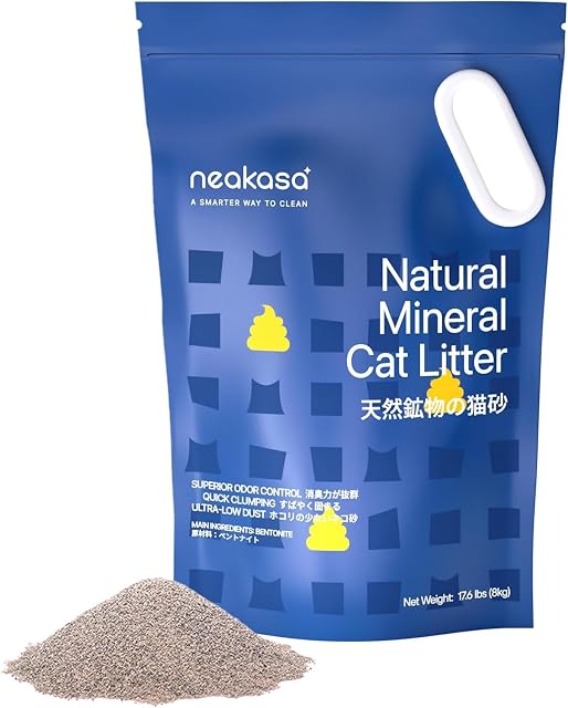 Arena mineral para gatos Neakasa con carbón activo