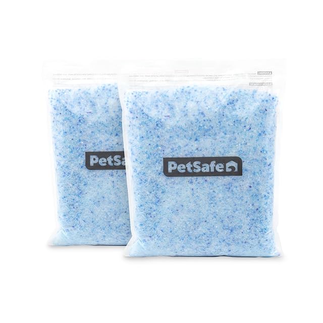 Arena de sílice premium PetSafe ScoopFree para gatos, pack de dos