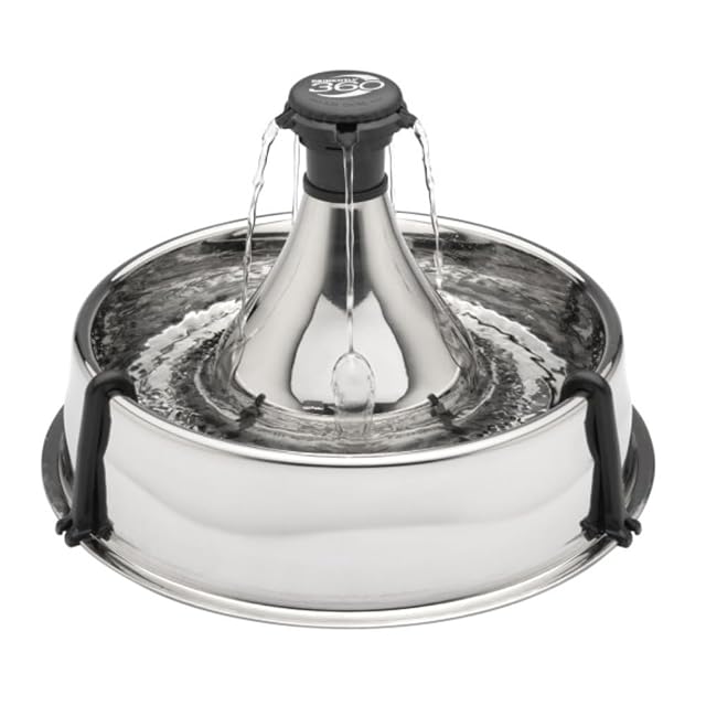Fuente de acero inoxidable PetSafe Drinkwell 360 Multi-Pet