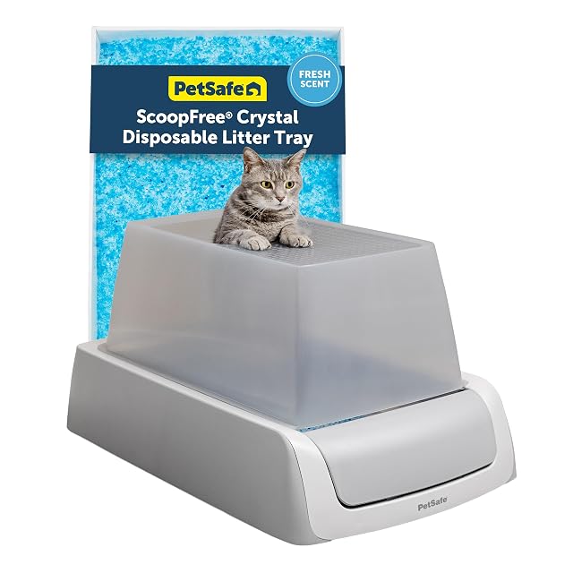 Arenero autolimpiable PetSafe ScoopFree Ultra con capota y entrada superior