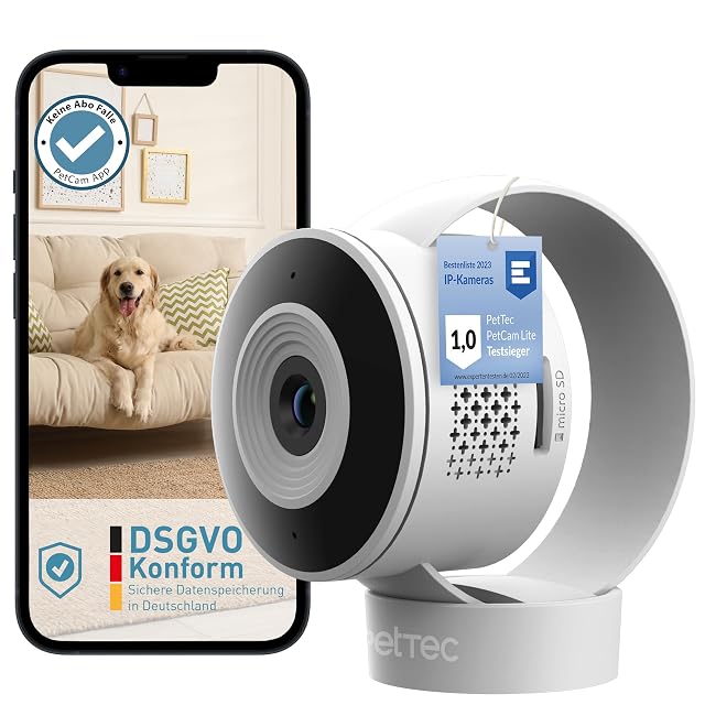 Cámara para mascotas compacta PetTec Cam Lite