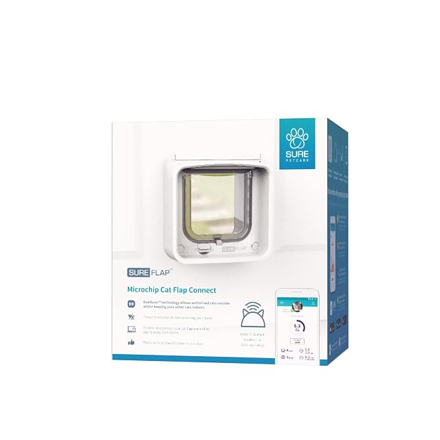 Gatera con microchip SureFlap Connect con seguimiento